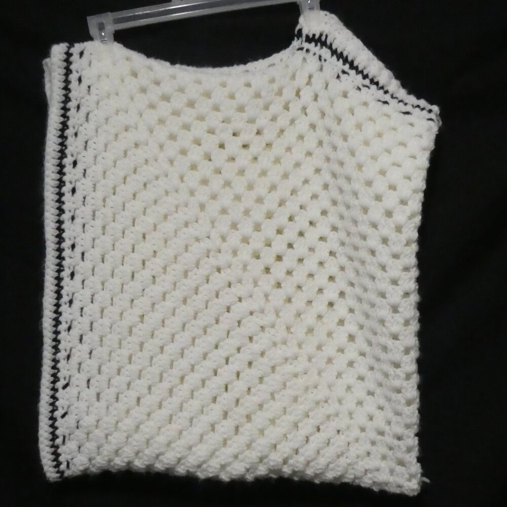 Handmade Knitted - Crochet Sleeveless Hood